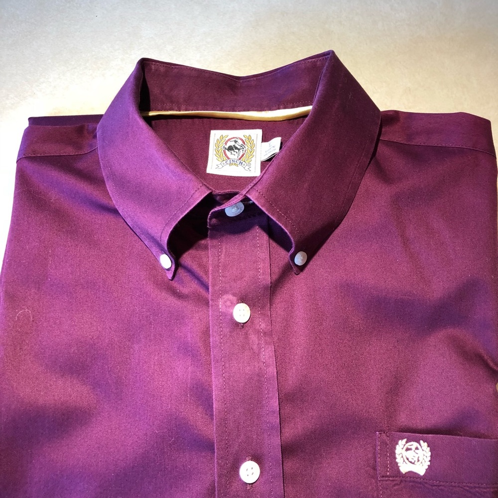 Men’s Cinch shirts worn once!